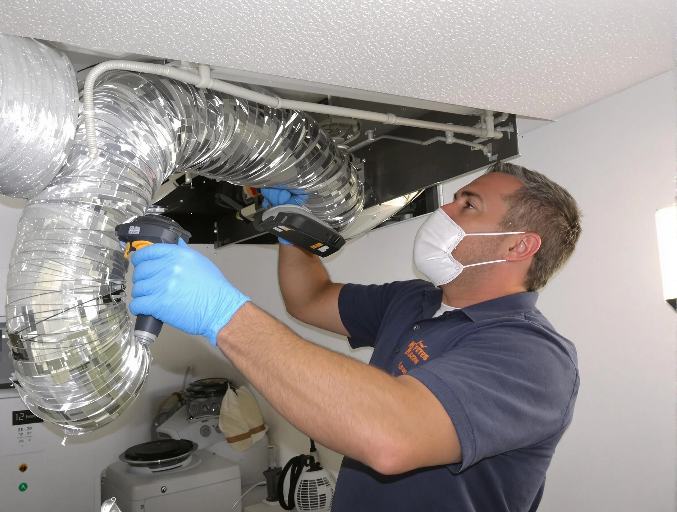 Alpine Dryer Vent Cleaning professional performing thorough residential dryer vent cleaning in Alpine